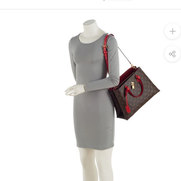 Louis Vuitton monogram flower tote cloth handbag - Picture 12 of 16